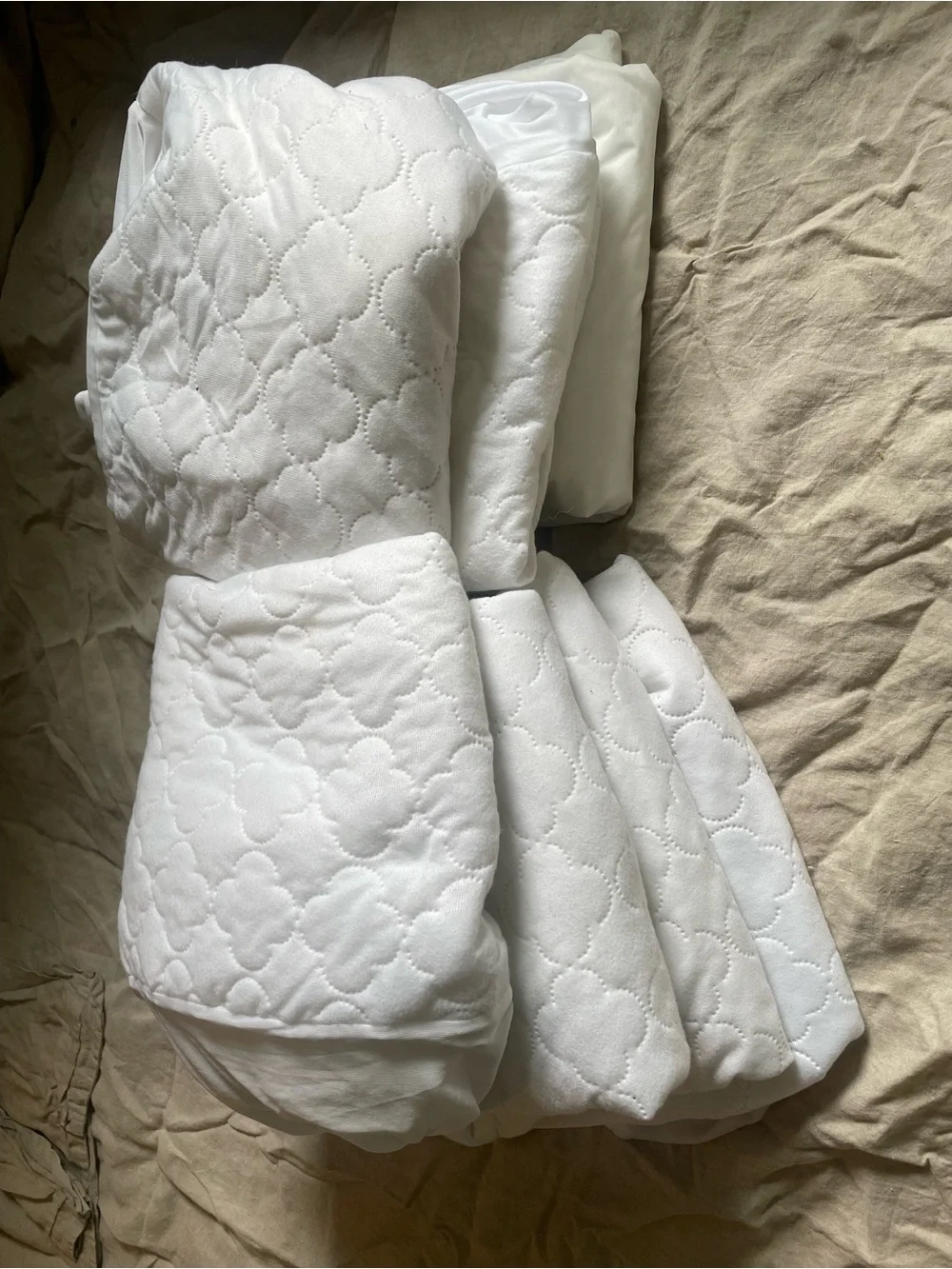 Waterproof crib mattress pads 8x